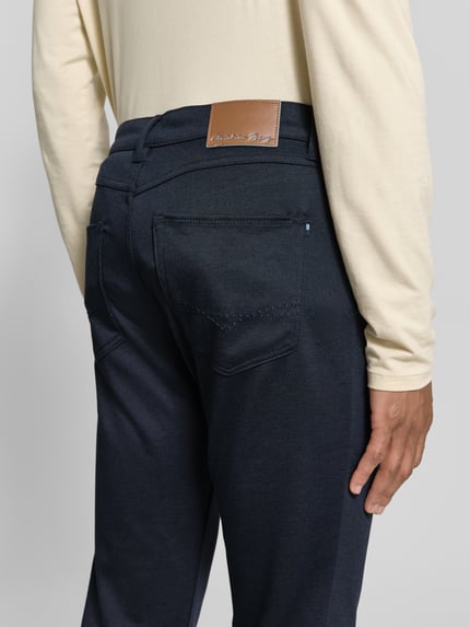 Christian Berg Men Regular Fit Stoffhose mit französischen Eingrifftaschen Marine 3