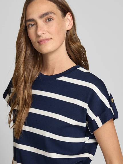 Tommy Hilfiger Regular Fit T-Shirt aus reiner Baumwolle Marine 3