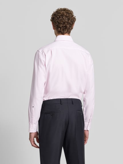 Seidensticker Regular fit zakelijk overhemd van puur katoen Roze - 5