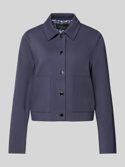 Regular Fit Kurzblazer aus Viskose-Mix Shop The Look MANNEQUINE