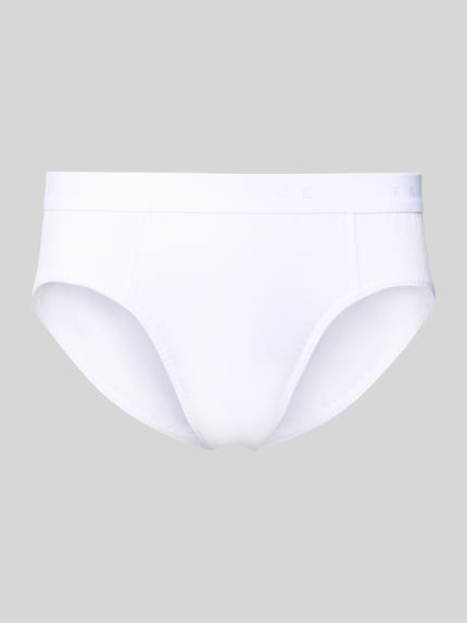FALKE Regular fit boxershort met logodetail, model 'Daily' Wit - 1