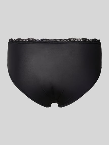 Calvin Klein Underwear Figi z obszyciem koronką Czarny 3