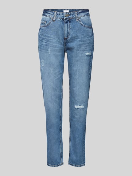 Smith and Soul Baggy fit jeans in een destroyed-look Jeansblauw - 2