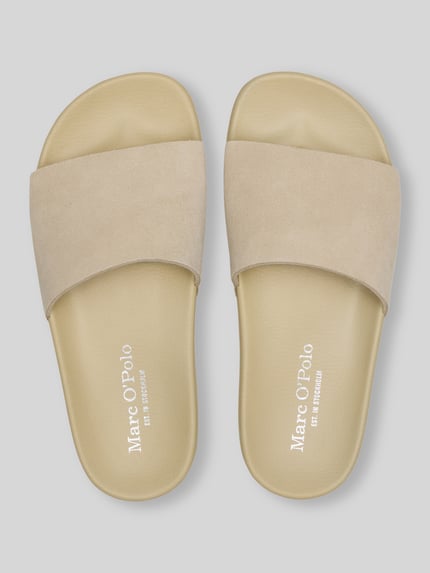 Marc O'Polo Badeschuhe mit Label-Prägung Sand 3