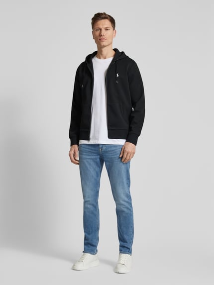 Polo Ralph Lauren Sweatjack met logostitching Zwart - 1