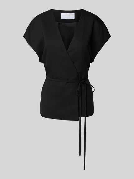 Jake*s Collection Gilet met tailleriem Zwart - 2