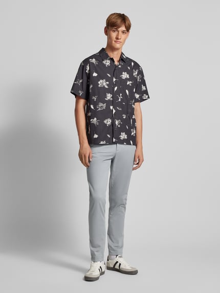 JACK & JONES Slim fit broek met steekzakken, model 'MARCO BOWIE' Zilver - 1