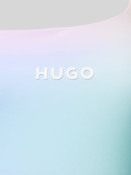 HUGO Badeanzug mit rückseitiger Schnürung Rosa 2