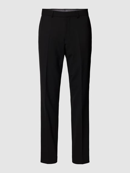 Slim Fit Anzughose mit Bügelfalten Modell 'OULTIMATE' Shop The Look MANNEQUINE