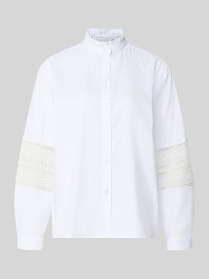 Regular Fit Bluse aus Baumwoll-Mix Modell 'Gala' Shop The Look MANNEQUINE