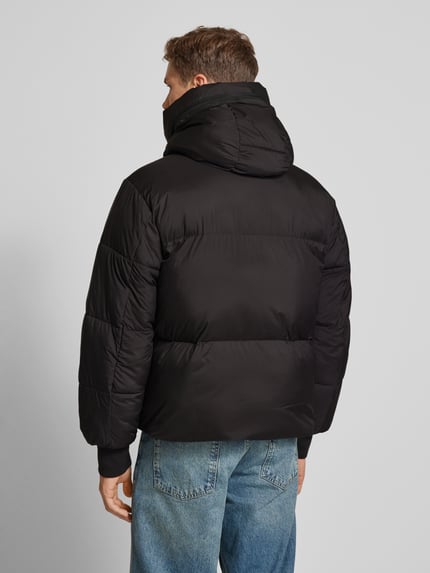 Tommy Jeans Gewatteerd jack met labeltitching en capuchon Zwart - 5