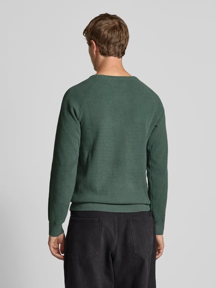 Blend Strickpullover mit Rundhalsausschnitt Modell 'DANTE' Hellgruen 5
