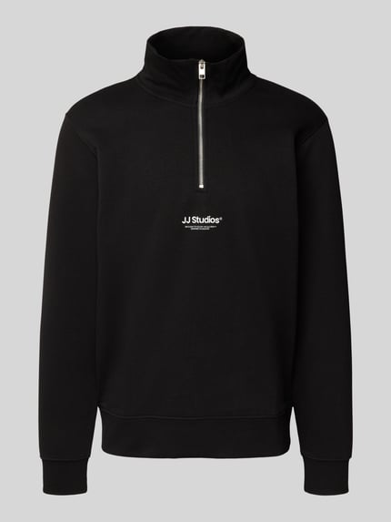 JACK & JONES Troyer mit Troyer-Kragen Modell 'SOHO' BLACK 2