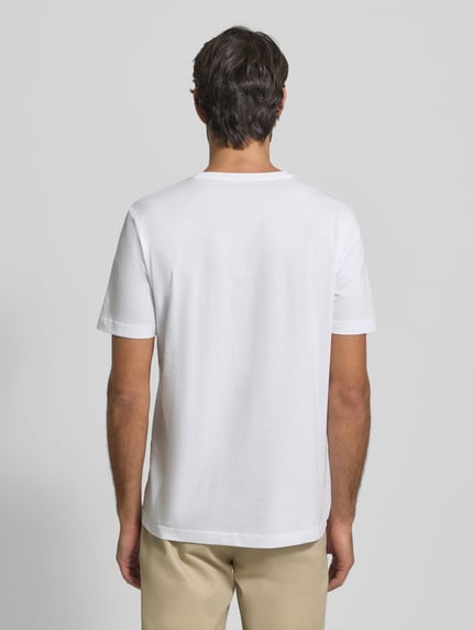 Fynch-Hatton T-Shirt mit Logo-Print Weiss 5