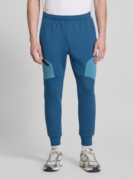 Under Armour Regular fit sweatpants met logoprint model 'Unstoppable' Blauw - 4