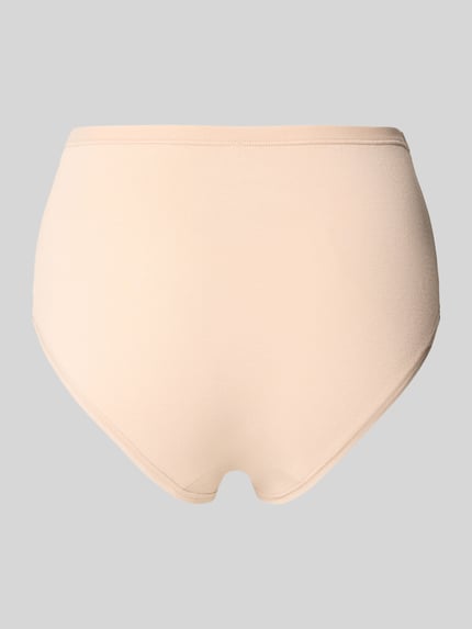 Sloggi High waist broek met labelprint Beige - 3
