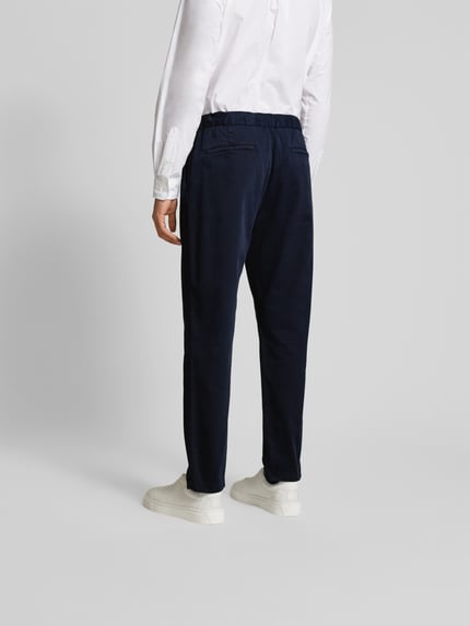 Closed Regular fit stoffen broek met labeldetail Donkerblauw - 5