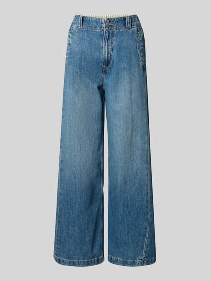 Pepe Jeans Wide Leg Jeans aus Baumwoll-Mix Modell 'JAIMY' Blau 2