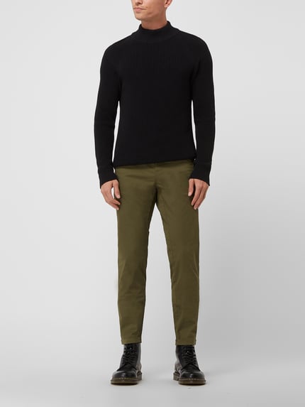 Matinique Chino mit Stretch-Anteil Modell 'Liam' Oliv 1