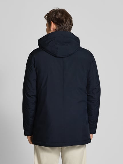 Blauer USA Daunenjacke mit Kapuze Modell 'CHESTER' Marine 5