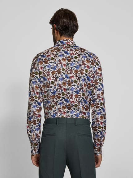 OLYMP SIGNATURE Slim Fit Business-Hemd mit Kentkragen Modell 'Savio' Weiss 5