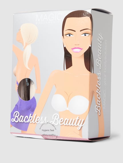 MAGIC Bodyfashion Biustonosz z efektem push up model 'Backless Beauty' Złamany biały 4