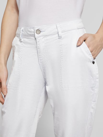 Buena Vista Tapered Fit Hose mit verkürztem Schnitt Modell 'Linda' Hellblau 3