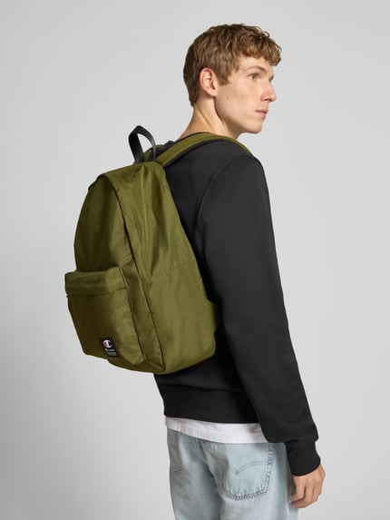 Champion Rucksack mit Label-Patch Khaki 1