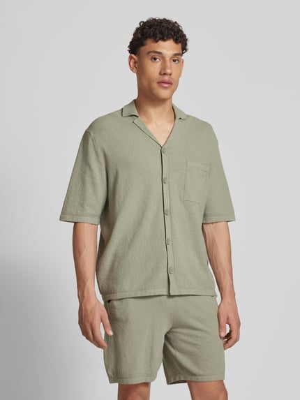 ONLY & SONS Vrijetijdsoverhemd met knoopsluiting, model 'FRANKIE' Lichtgroen - 4