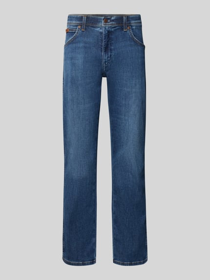 Regular Fit Jeans mit Kontrastnähten Shop The Look MANNEQUINE