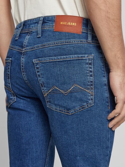 MAC Regular Fit Jeans im 5-Pocket-Design Modell 'ARNE' Hellblau 3