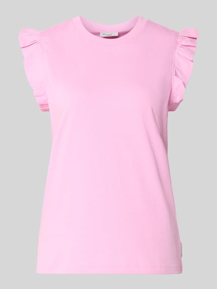 Marc O'Polo DENIM Regular Fit Top aus reiner Baumwolle Pink 2