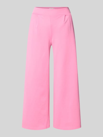 Produktfoto, Wide Leg Sweatpants mit elastischem Bund Modell 'Kate' van ICHI in roze, zachte stof met viscosemix, gladde textuur