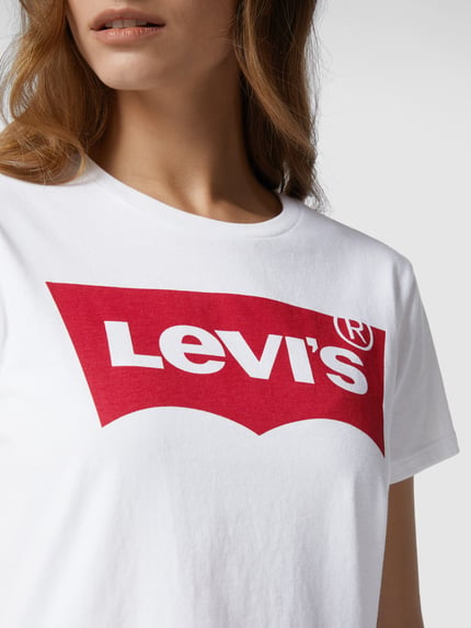 Levi's® Batwing Tee - T-Shirt mit Logo-Print  Weiss 3