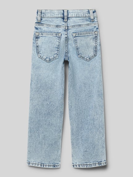 s.Oliver RED LABEL Regular Fit Baggy Jeans aus Baumwoll-Mix Blau 3