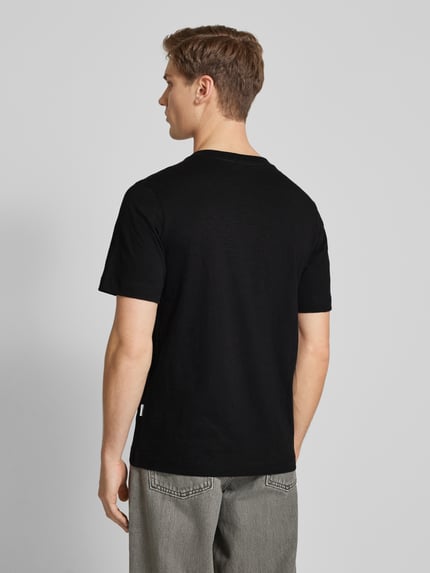 JACK & JONES T-shirt z nadrukiem z logo model ‘SPLIT’ Czarny 5