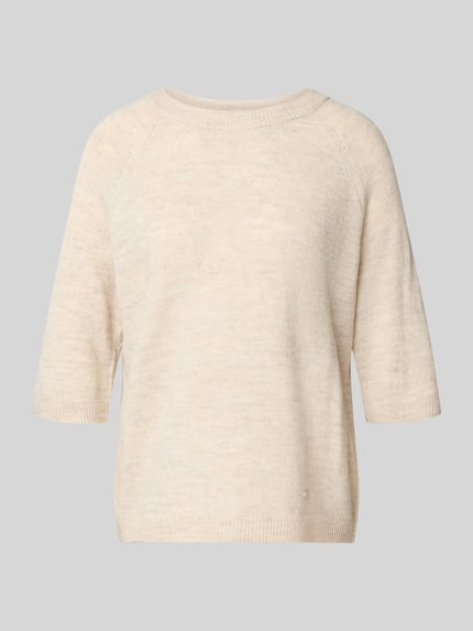 s.Oliver RED LABEL Regular Fit Strickpullover mit Alpaka-Anteil Beige 2