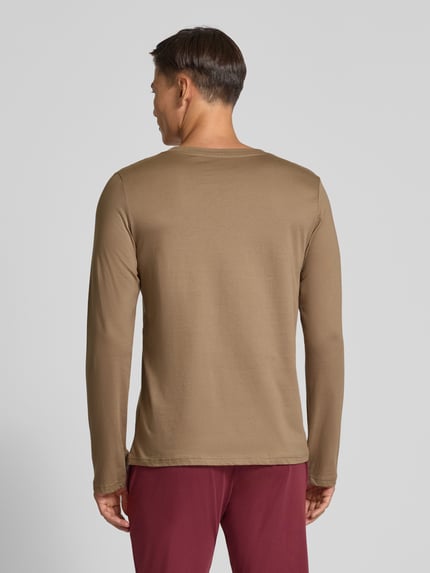 SCHIESSER Regular Fit Longsleeve mit V-Ausschnitt Beige 5