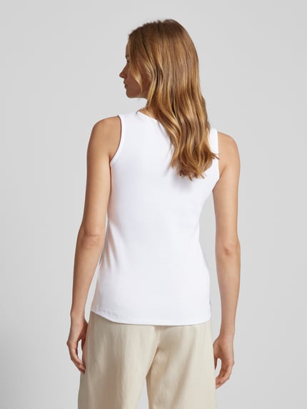 MOS MOSH Tanktop in Ripp-Optik Modell 'Lani' Weiss 5