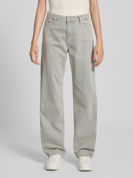 REVIEW Straight Fit Jeans aus reiner Baumwolle Offwhite 4