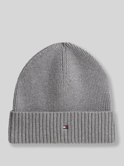 Tommy Hilfiger Mütze mit Logo-Detail Hellgrau 1