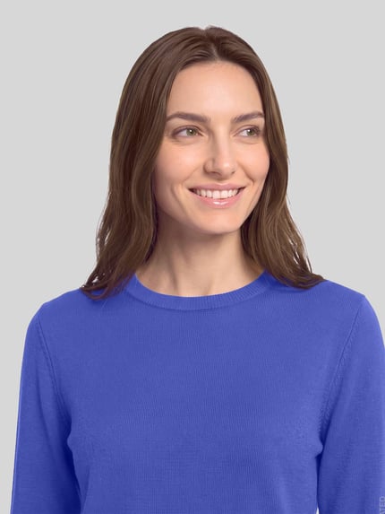 Betty Barclay Pullover mit Label-Detail Modell 'LT NOVEMBER' Royal 3