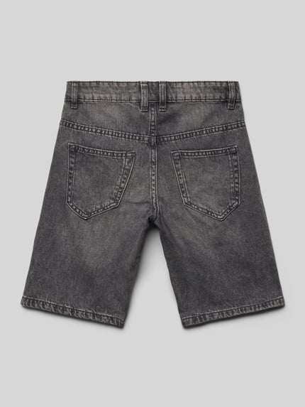 Tom Tailor Regular fit korte jeans van puur katoen Zwart - 3