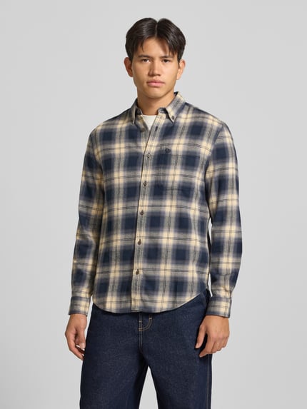 Superdry Regular Fit Freizeithemd aus reiner Baumwolle Marine 4