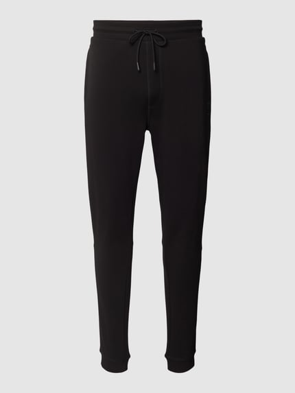 BOSS Orange Sweatpants in unifarbenem Design Modell 'Sestart' Black 2