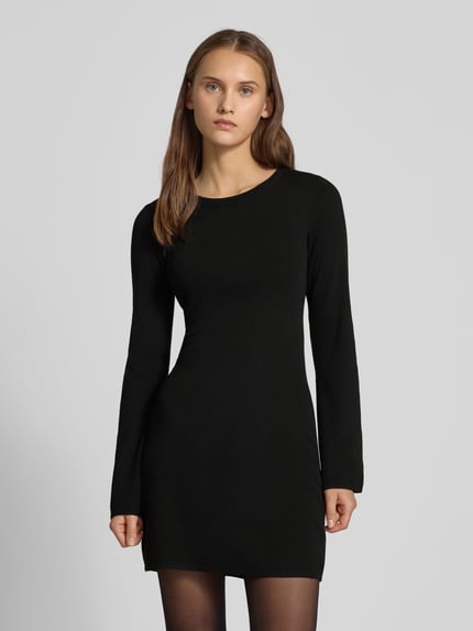 NOISY MAY® Minikleid mit Rundhalsausschnitt Modell 'TIFFANY' Black 4