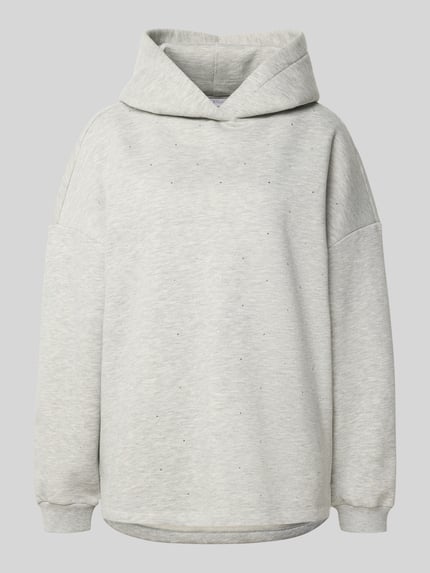 Rich & Royal Hoodie met verlengd rugpand en capuchon Lichtgrijs - 2