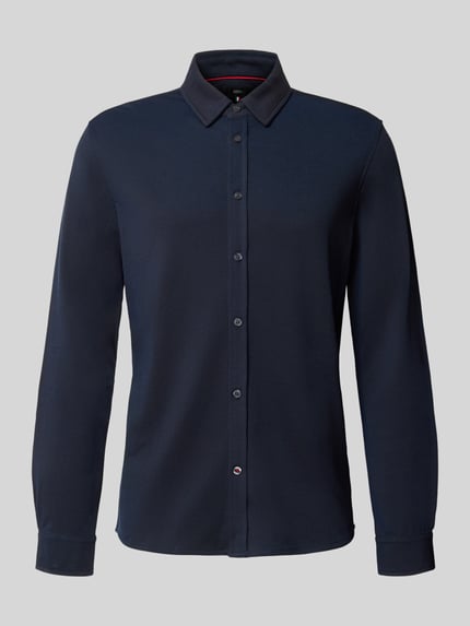 Slim Fit Business-Hemd aus Baumwoll-Mix Shop The Look MANNEQUINE
