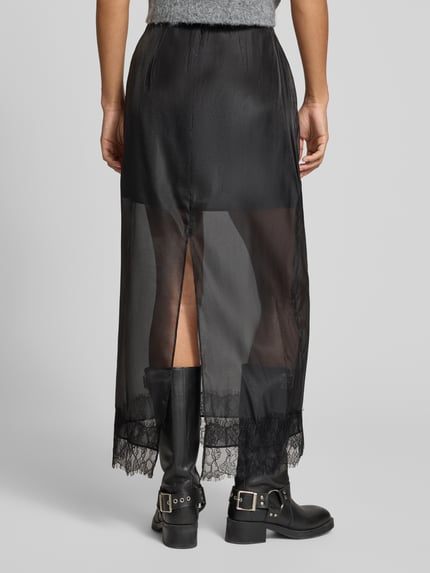 Topshop Maxirock mit Spitze Modell 'DENA' Black 5