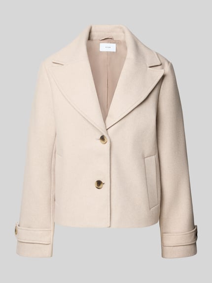 VILA Jacke mit Reverskragen Modell 'SOLO' Beige 2
